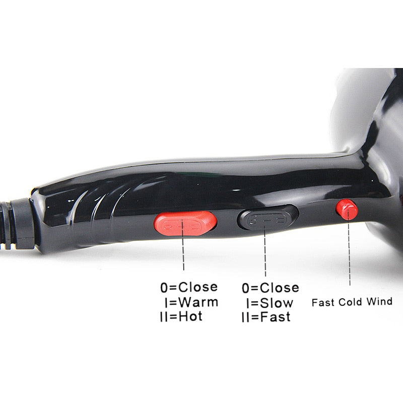 For hairdresser and hair salon long wire EU Plug Real 2300w power