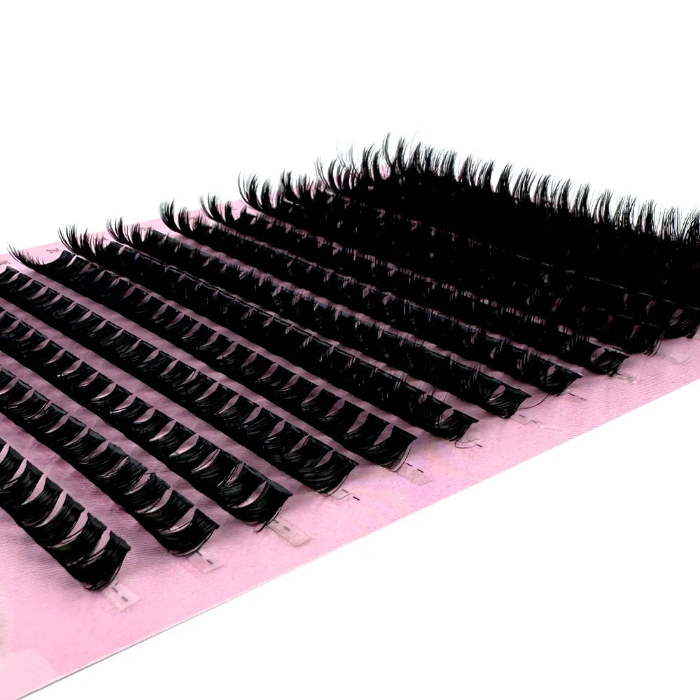 NEW Cluster Eyelash Extension 266Bundles 80D Natural Style Individual