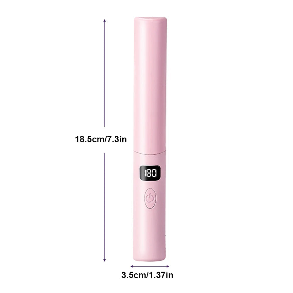 Straightener Comb Anti-Scald Cordless Hair Straightener Brush 70Mins