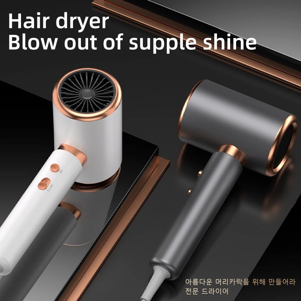 Ionic Hair Dryer High Speed Motor Blow Drier 2000W Hairdryer Negative