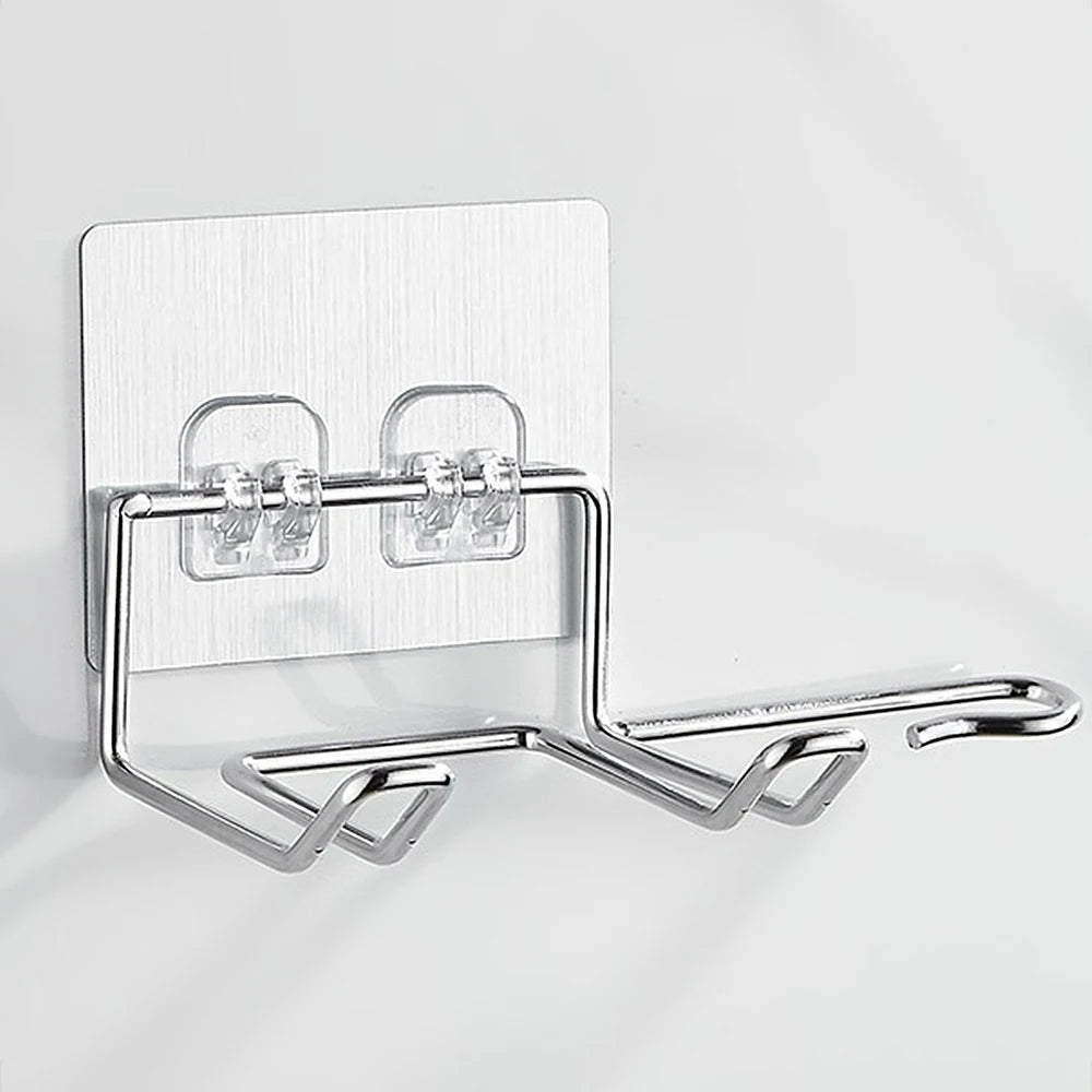 Hair Dryer Holder Rack Wall Mounted Hair Straightener Dryer Holders