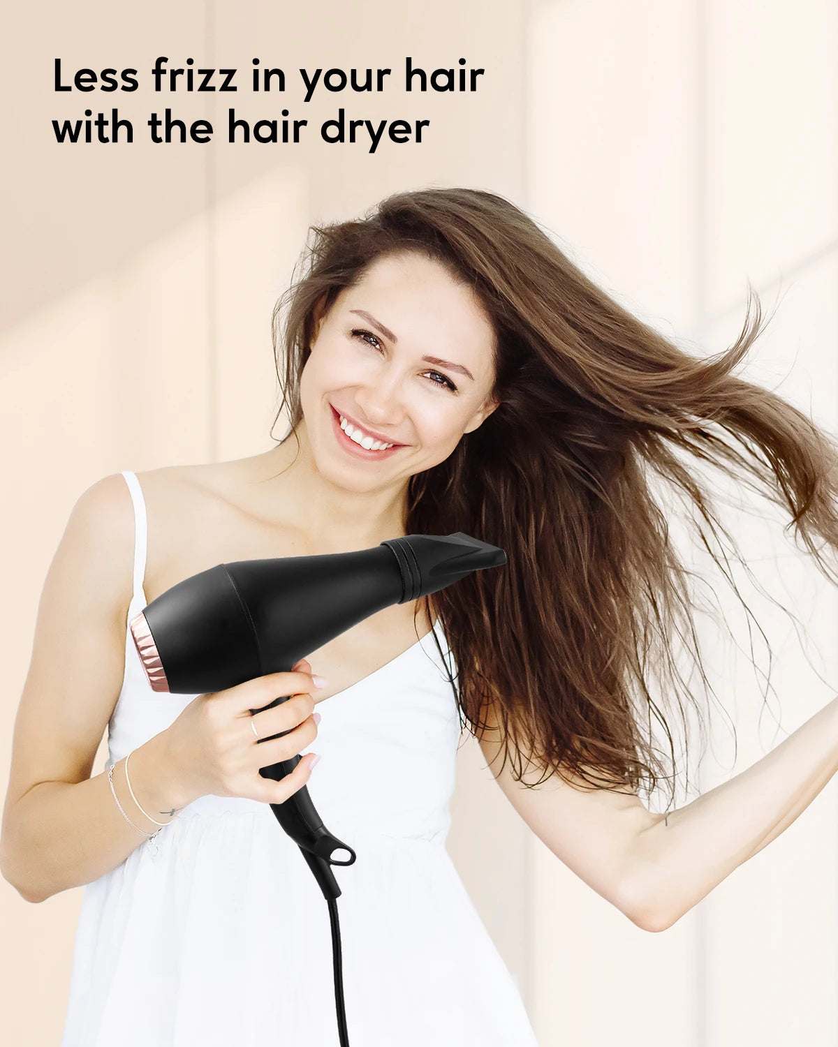 KIPOZI Professional 2200W Hair Dryers, Negative Ionic Blow Dryer with