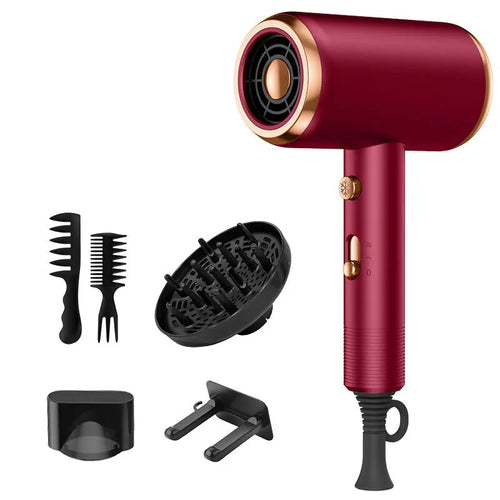 Hair Dryer with Diffuser Blow Dryer Comb Brush 1800W Ionic Hair Dryers