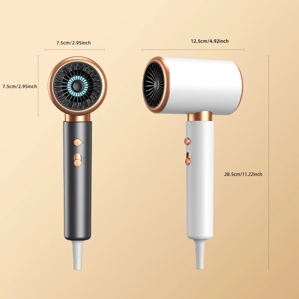 Ionic Hair Dryer High Speed Motor Blow Drier 2000W Hairdryer Negative