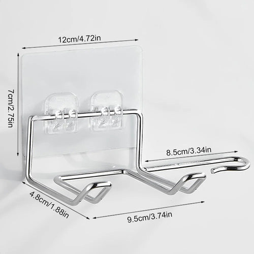Hair Dryer Holder Rack Wall Mounted Hair Straightener Dryer Holders