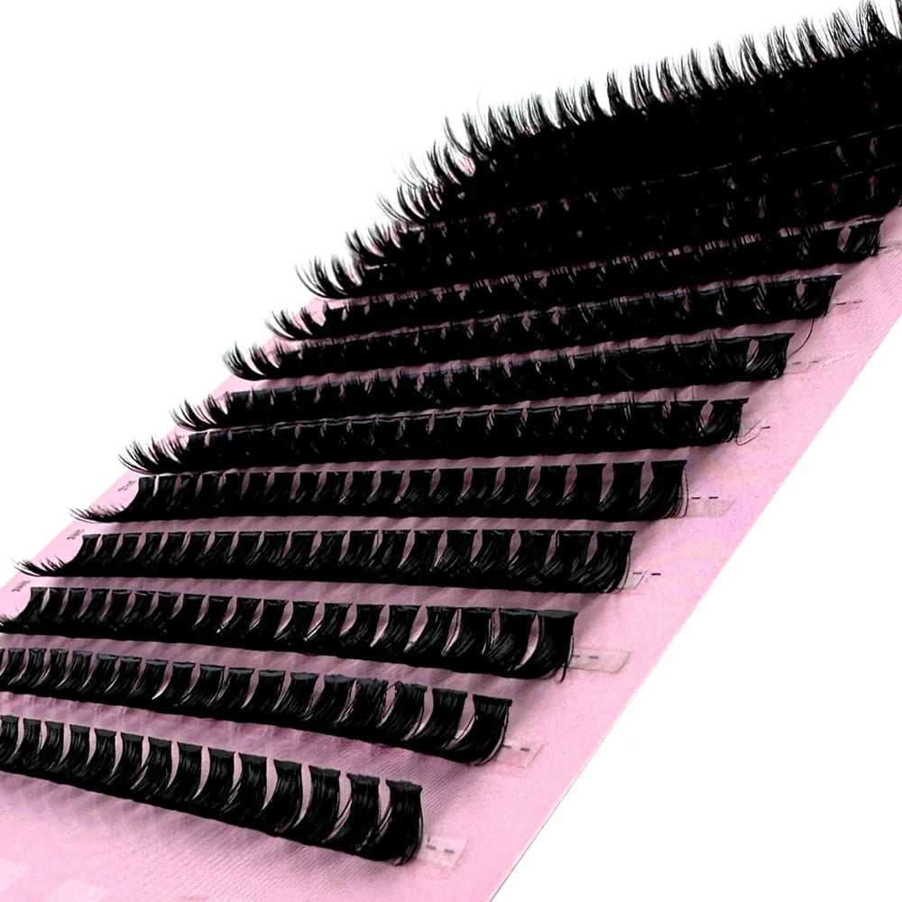 NEW Cluster Eyelash Extension 266Bundles 80D Natural Style Individual