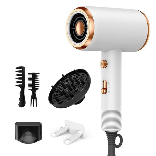 Hair Dryer with Diffuser Blow Dryer Comb Brush 1800W Ionic Hair Dryers