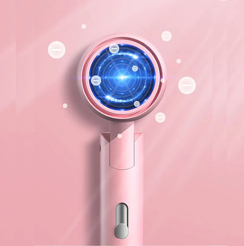 MIni Folding Hairdryer 220V-240V 750W with Carrying Bag Hot Air Anion