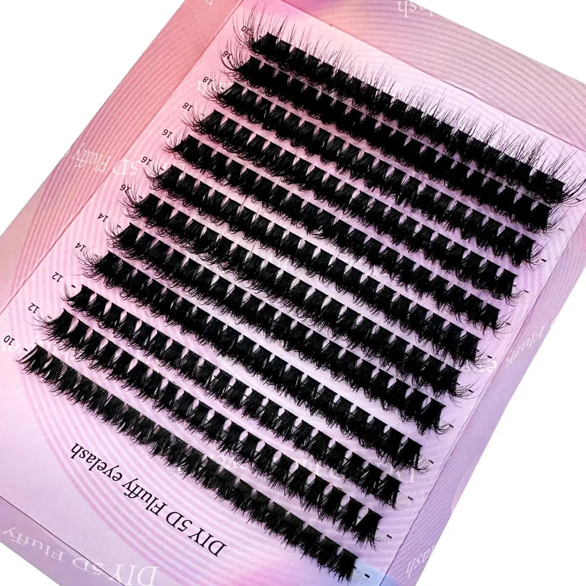 240Ps DIY 5D Fluffy Lash Clusters 100D Thick Eyelash Clusters CC Curl