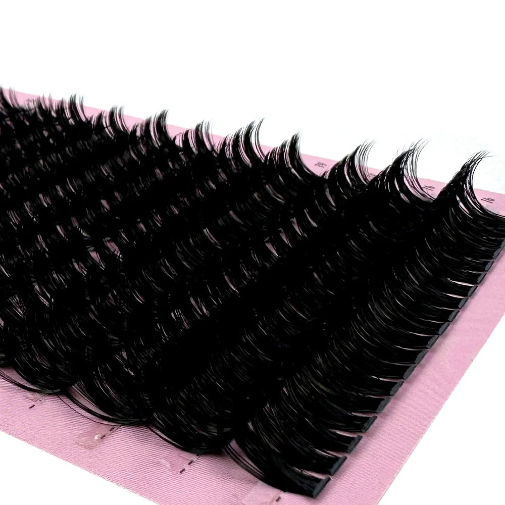 NEW Cluster Eyelash Extension 266Bundles 80D Natural Style Individual