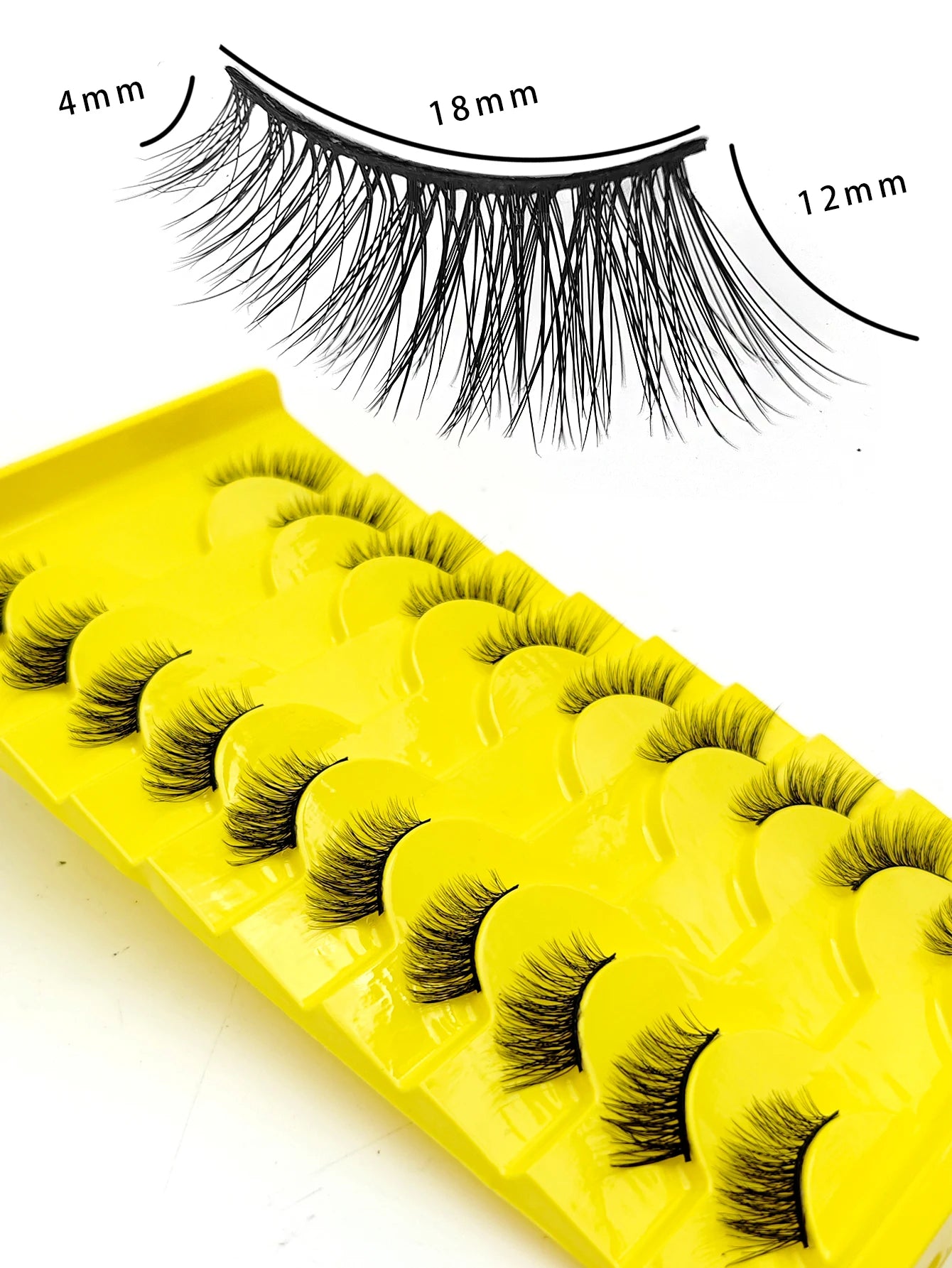 Half Lashes 7/10 Piars Half Lashes Soft Natural Cat Eye Lashes Makeup