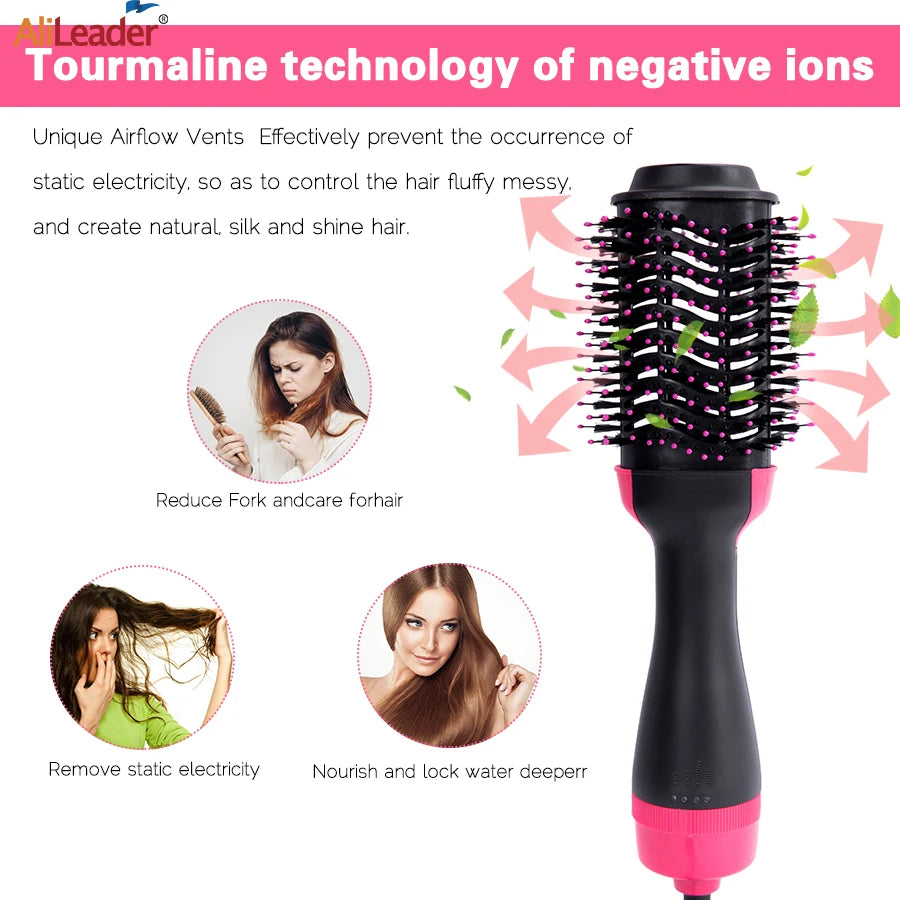 One-Step Volumizer Hair Dryer And Hot Air Brush 4 In 1 Hair Dryer