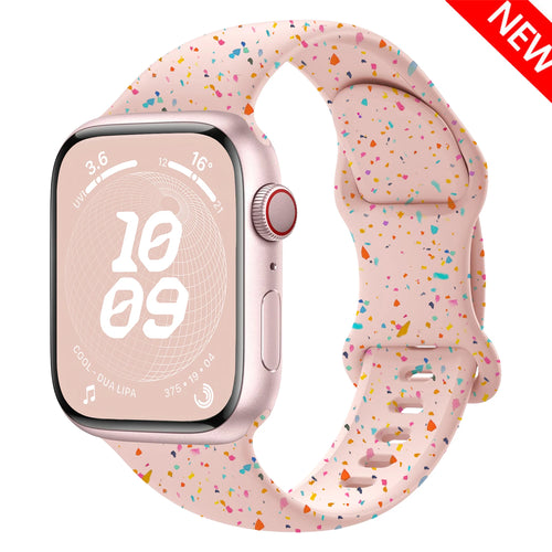 Sport Silicone Band for Apple watch strap 40mm 41mm 45mm 44mm 46 49mm
