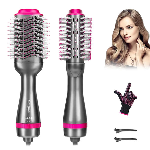 One Step Hair Dryer and Volumizer 1000W Rotating Hot Air Brush