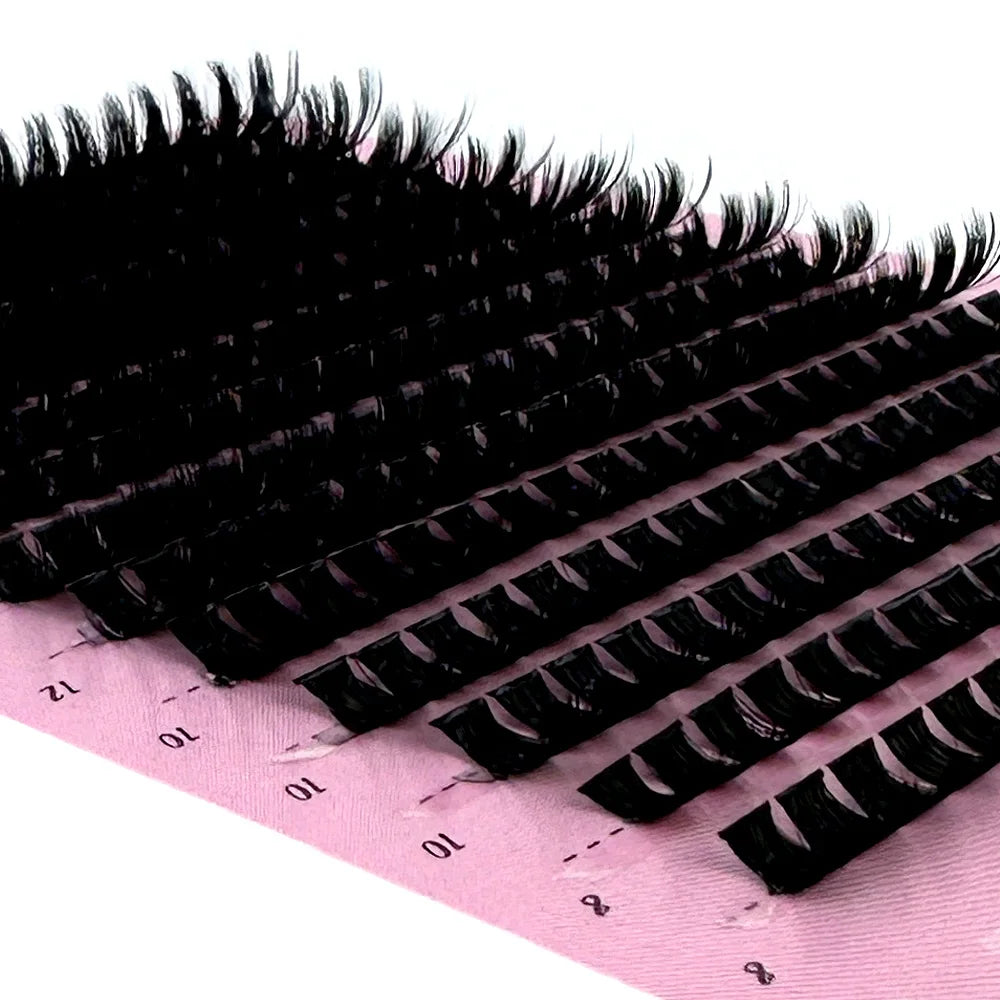 NEW Cluster Eyelash Extension 266Bundles 80D Natural Style Individual