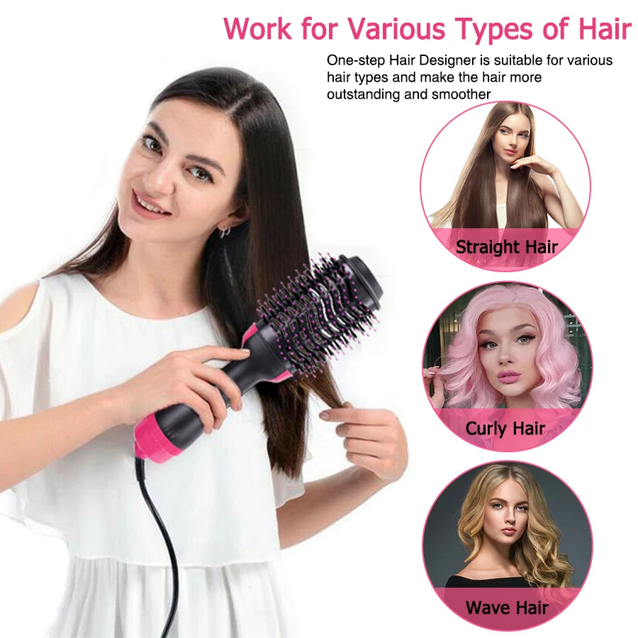 One-Step Volumizer Hair Dryer And Hot Air Brush 4 In 1 Hair Dryer