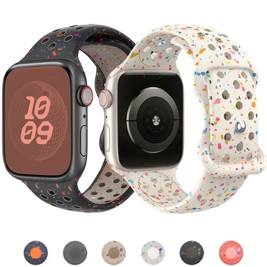 Sport Silicone Band for Apple watch strap 40mm 41mm 45mm 44mm 46 49mm