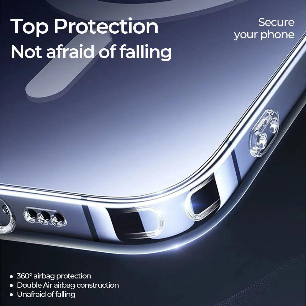 Joyroom Magnetic Case For iPhone 15 14 13 Pro Max Slim Thin Phone Case